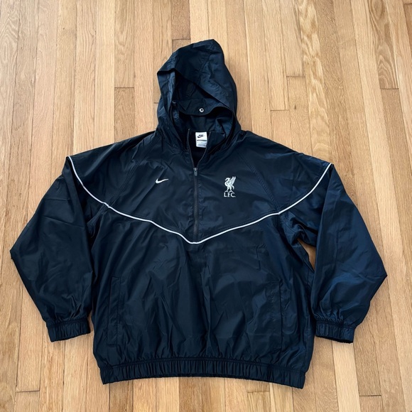 Nike Other - Nike x Liverpool FC Jacket Hooded Quarter Zip Windbreaker Black Size Large Men’s